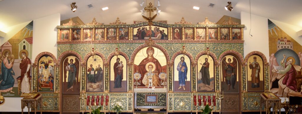 Part of the Iconostasis at Holy Trinity-St. John Theologian Orthodox Church in Jackson, MS